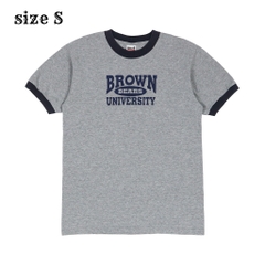 Anvil School Graphic Ringer T-Shirt Size S