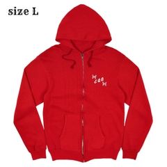 80s Champion USA Hooded Sweatshirt Size L