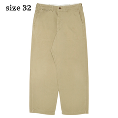 90s Edwin Military Khaki Pants Wide Leg Size 32