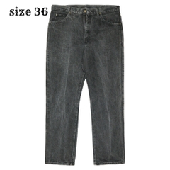 Vtg 80s L.L.Bean USA Black Denim Jeans Size 36