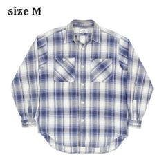 VAN JAC Japan Flannel Work Shirt Size M