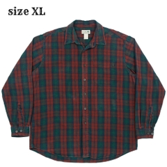 L.L.Bean Outdoor Button-down Plaid Shirt Size XL
