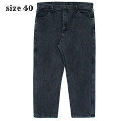 00s Rustler Black Denim Worker Jeans Size 40