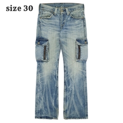 00s Levi's 507 Denim Cargo Bootcut Jeans Size 30