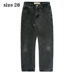 2000s Levi's 505 Black Denim Jeans Size 28