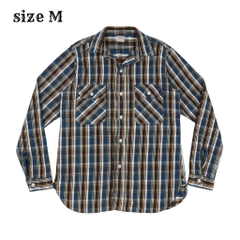 Warehouse Japan Made Heavy Flannel Shirt Size M