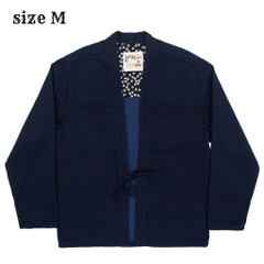 Naked & Famous Indigo Sashiko Kimono Shirt Size M