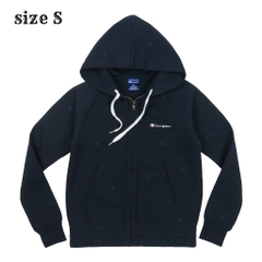Champion Zip Front Black Hoodie Size S