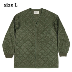 Vintage 80s Belgian Army Quilted Jacket Size L