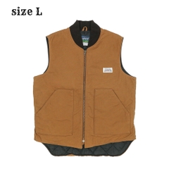 Vtg Carter's USA Quilt-lined Duck Vest Size L