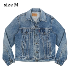 Vtg 80s Levi's USA Trucker Denim Jacket Size M