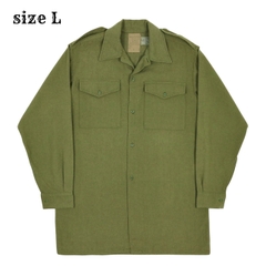 Vintage 70s British Army Wool Combat Shirt Size L