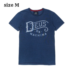 Deus ex Machina Indigo Blue Logo T-Shirt Size M