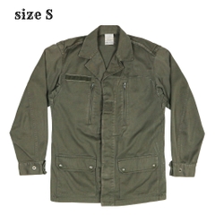 80s French Army Olive Field Jacket Size S
