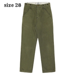 Schott Olive Herringbone Utility Pants Size 28