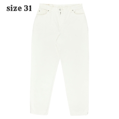 90s Levi's 550 USA White Denim Jeans Size 31