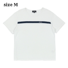 A.P.C. Paris Logo Embroidery T-Shirt Size M