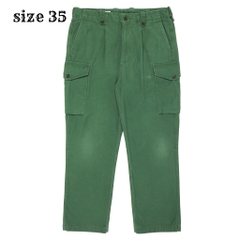 Back Number Sateen Green Cargo Pants Size 35