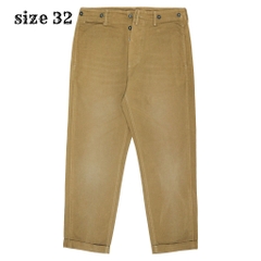 LEVI’S VINTAGE CLOTHING 1920s Model Khaki Trousers Size 32
