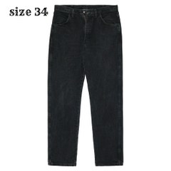 00s Rustler Black Denim Worker Jeans Size 34