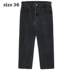 2000s Levi's 501 Black Denim Jeans Size 36