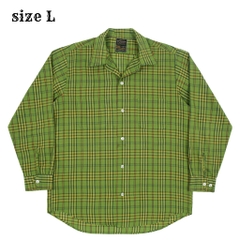 60s Vintage Sears Perma Prest Plaid Shirt Size L