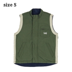 Lee Reversible Fleece Vest Size S