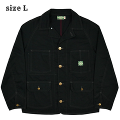 Sugar Cane HBT Black Railroad Jacket Size L