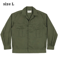 Vtg Japan Workwear Olive Uniform Jacket Size L