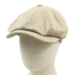 Stetson USA Silk Herringbone Newsboy Cap