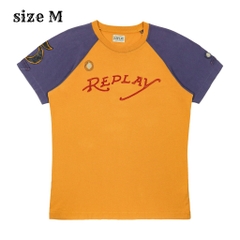 Replay Logo Raglan T-Shirt Size M