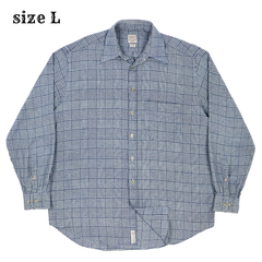 Equivoco Brand Italy Plaid Shirt Size L