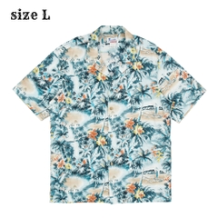 Hawaii Brand Aloha Style Hawaiian Shirt Size L