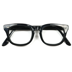 70s U.S. Military Issue Glasses ‘USS’ Frame - Black [46-20]