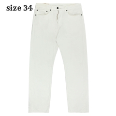 Levi's 505 White Jeans Size 34