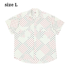 Fabo Flying Angel Co. Dot Pattern S/S Shirt Size L