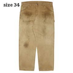 Dickies Faded Canvas Carpenter Pants Size 34