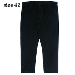 00s Rustler Black Denim Worker Jeans Size 42