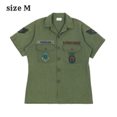 Vtg 80s U.S. Army OG-507 Shirt Size M
