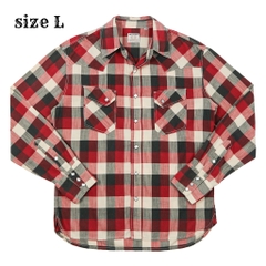 The Flat Head Chambray Western Shirt Size  L