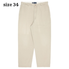 Polo Ralph Lauren Khaki Pants Relaxed Fit Size 34