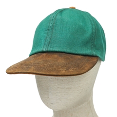 New York Hat Co. USA Canvas Leather Cap