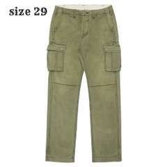 Momotaro Japan Olive Sateen Utility Pants Size 29