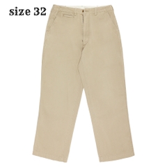 Cab Clothing Japan Officer Khaki Trousers Size 32