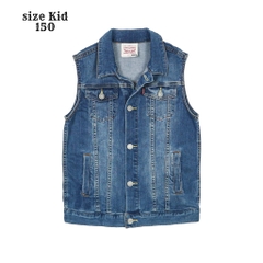 Levi's Trucker Denim Vest Kid Size 150