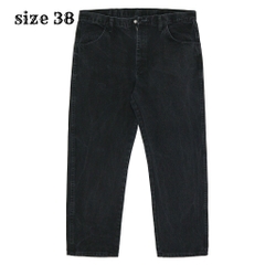 00s Rustler Black Denim Worker Jeans Size 38