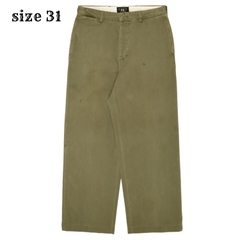 Double RL RRL Military Twill Olive Pants Size 31
