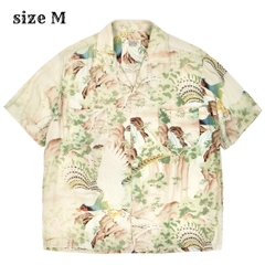 50s Vintage Penneys Hawaiian Shirt Size M