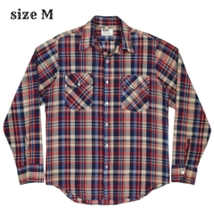 Vintage 70s Montgomery Ward Plaid Shirt Size M