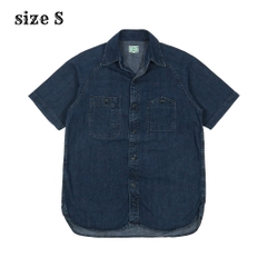 Pherrow's Made in Japan Denim Work Shirt Size S